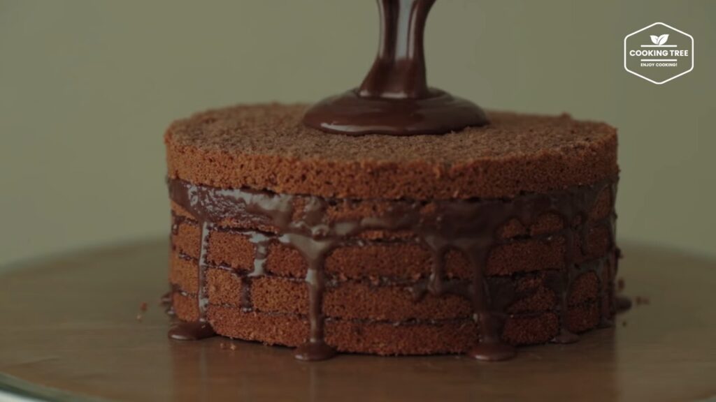 Nutella Torte Cake Chocolate Glaze Cake Cooking tree