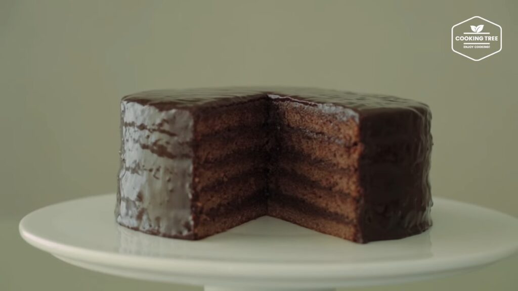 Nutella Torte Cake Chocolate Glaze Cake Cooking tree