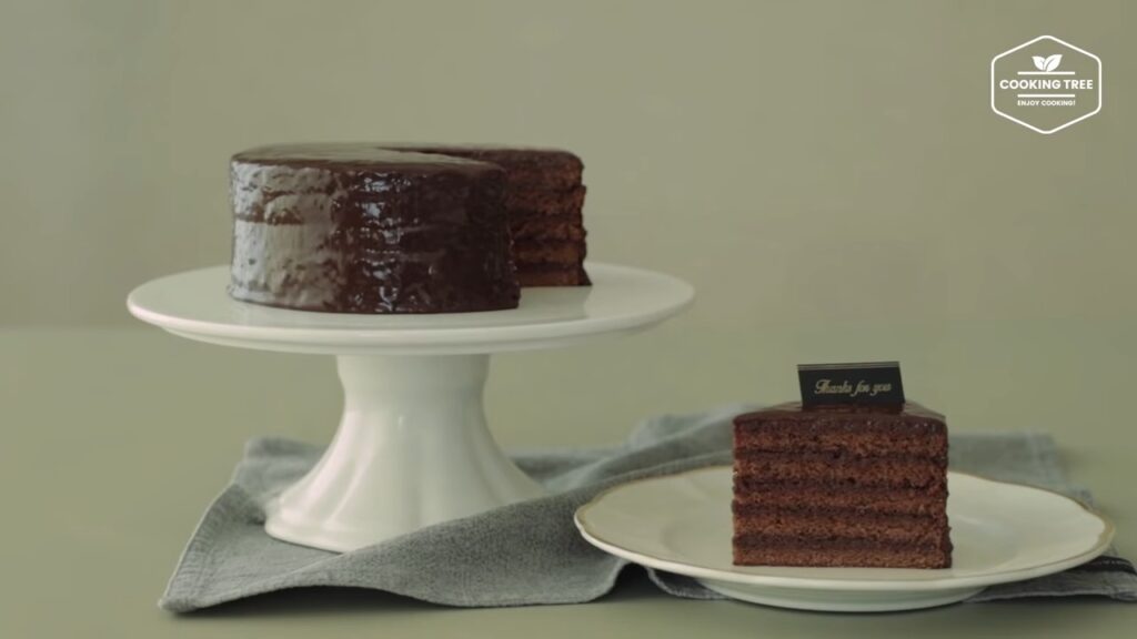Nutella Torte Cake Chocolate Glaze Cake Cooking tree