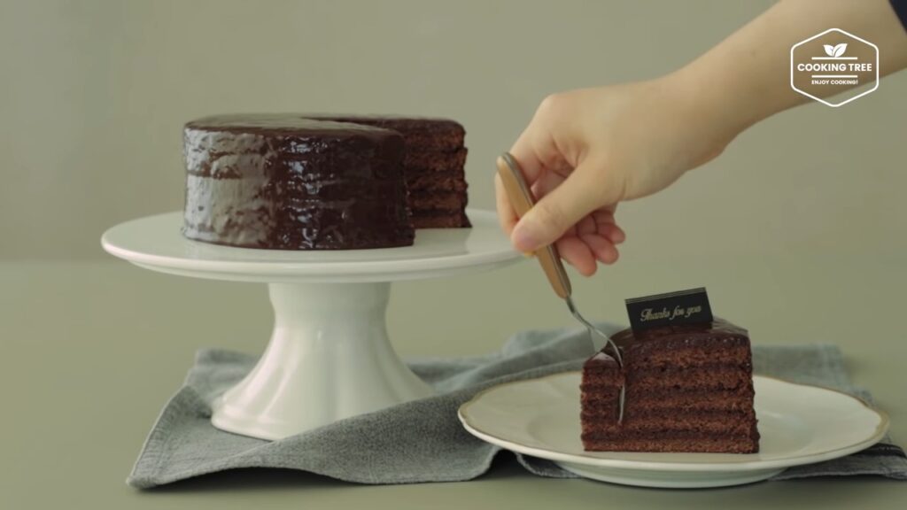 Nutella Torte Cake Chocolate Glaze Cake Cooking tree
