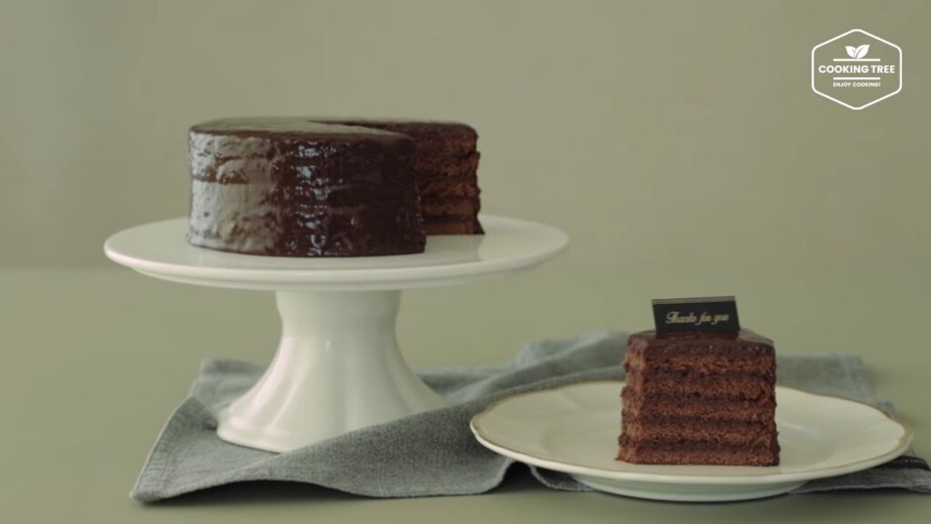 Nutella Torte Cake Chocolate Glaze Cake Cooking tree