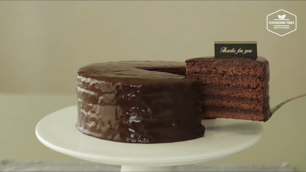 Nutella Torte Cake Chocolate Glaze Cake Cooking tree