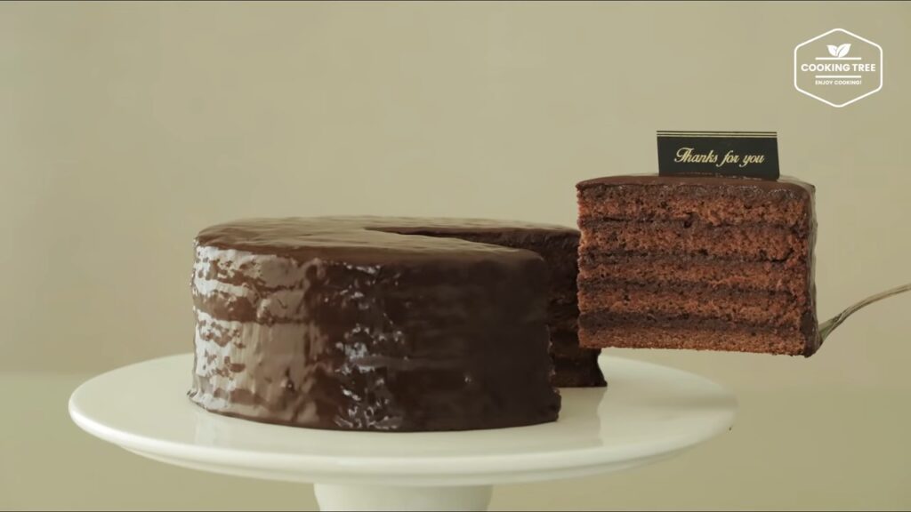 Nutella Torte Cake Chocolate Glaze Cake Cooking tree
