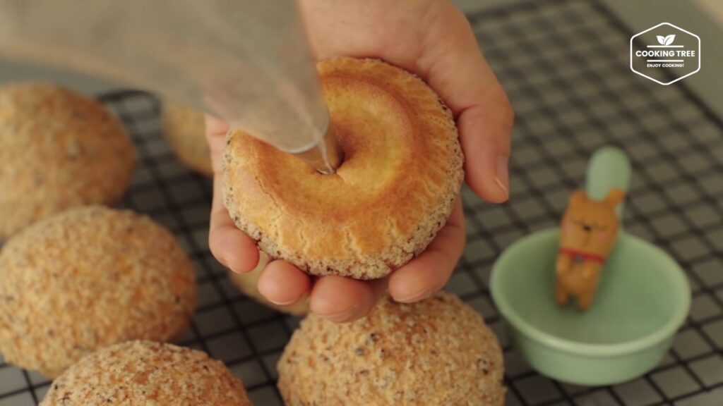 Oreo Cookie Choux Cream puff Recipe