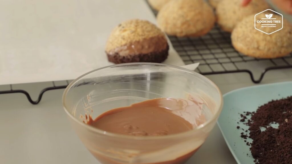 Oreo Cookie Choux Cream puff Recipe