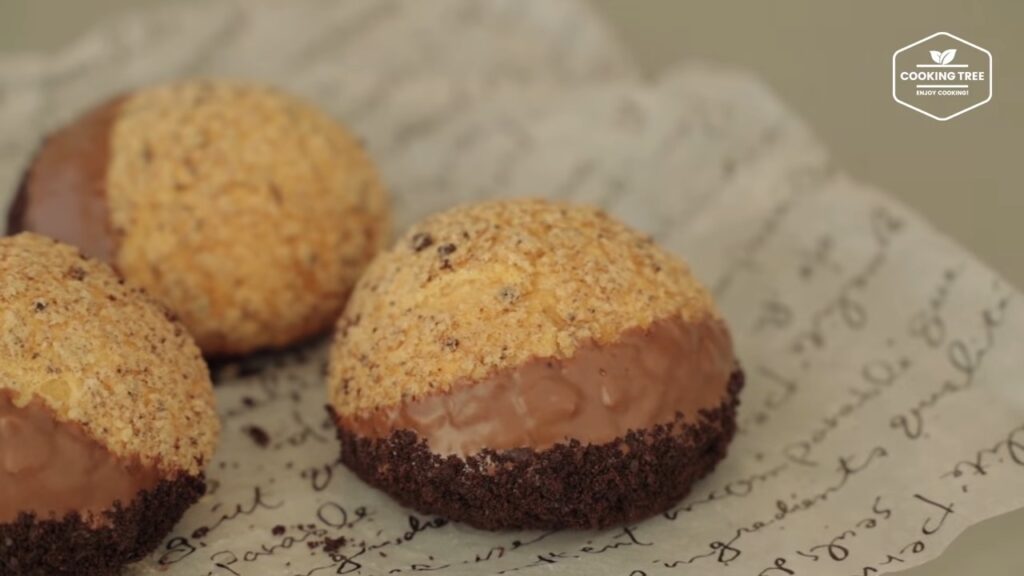 Oreo Cookie Choux Cream puff Recipe