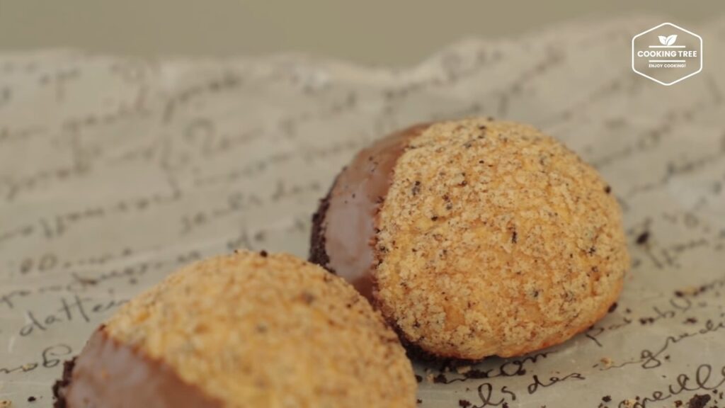 Oreo Cookie Choux Cream puff Recipe