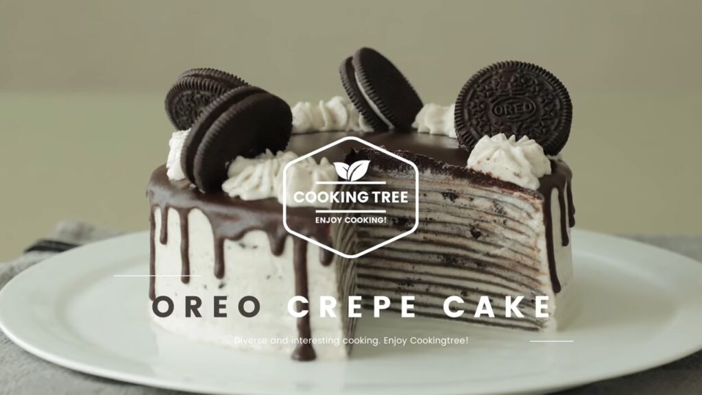 Oreo Crepe Cake Recipe Cooking tree