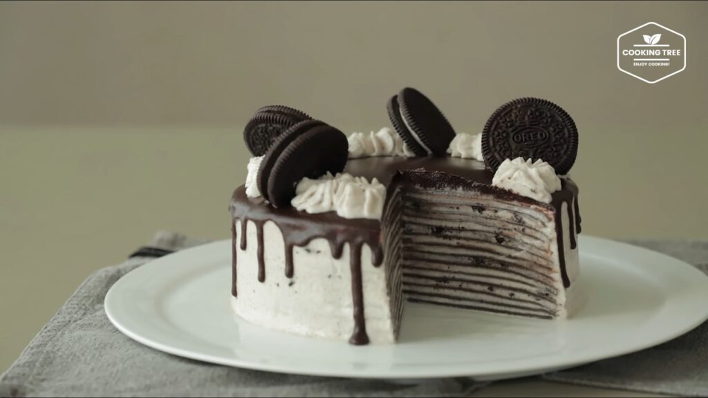 Oreo Crepe Cake Recipe Cooking tree