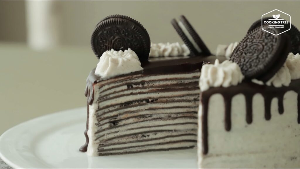 Oreo Crepe Cake Recipe Cooking tree