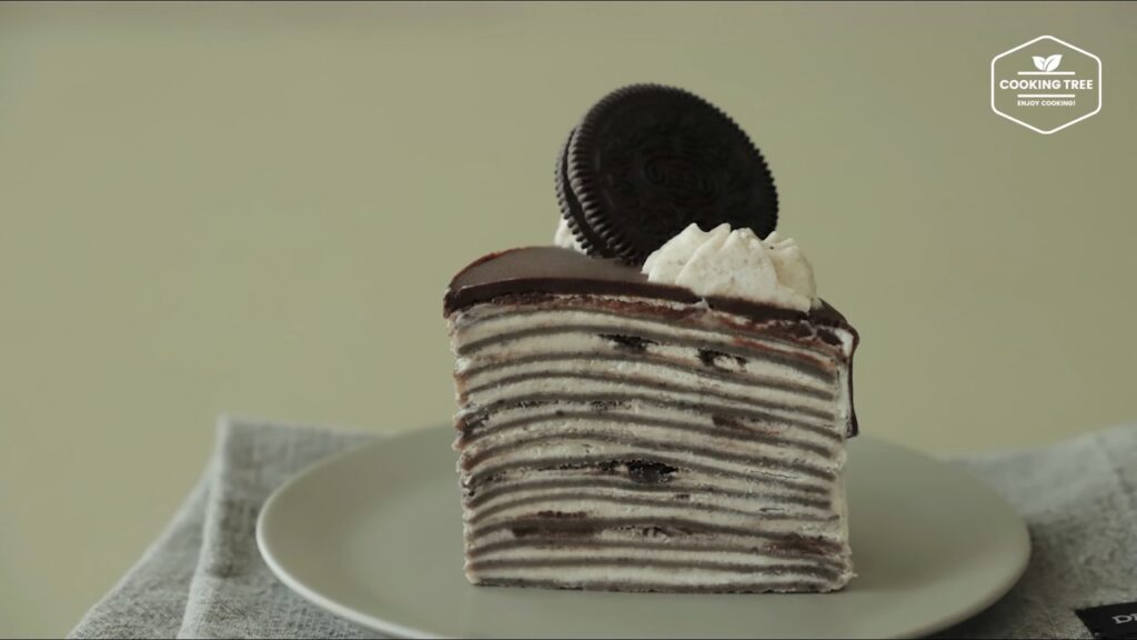 Oreo Crepe Cake Recipe Cooking tree