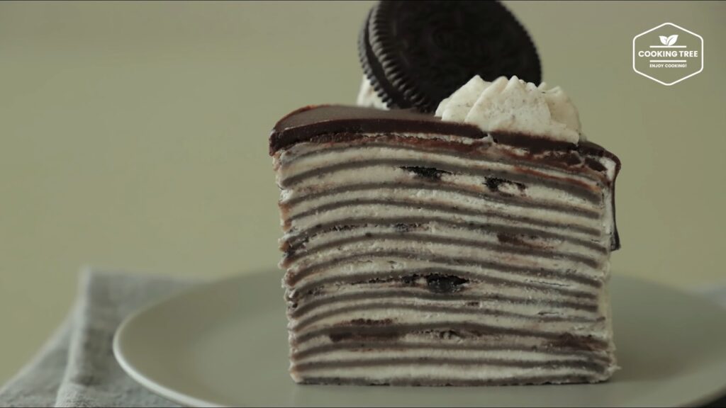 Oreo Crepe Cake Recipe Cooking tree