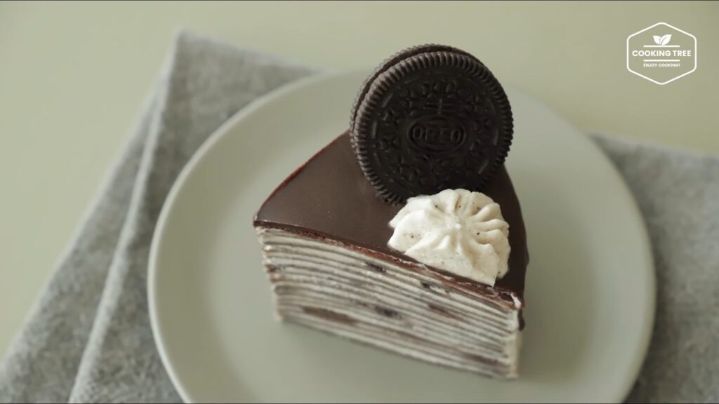 Oreo Crepe Cake Recipe Cooking tree