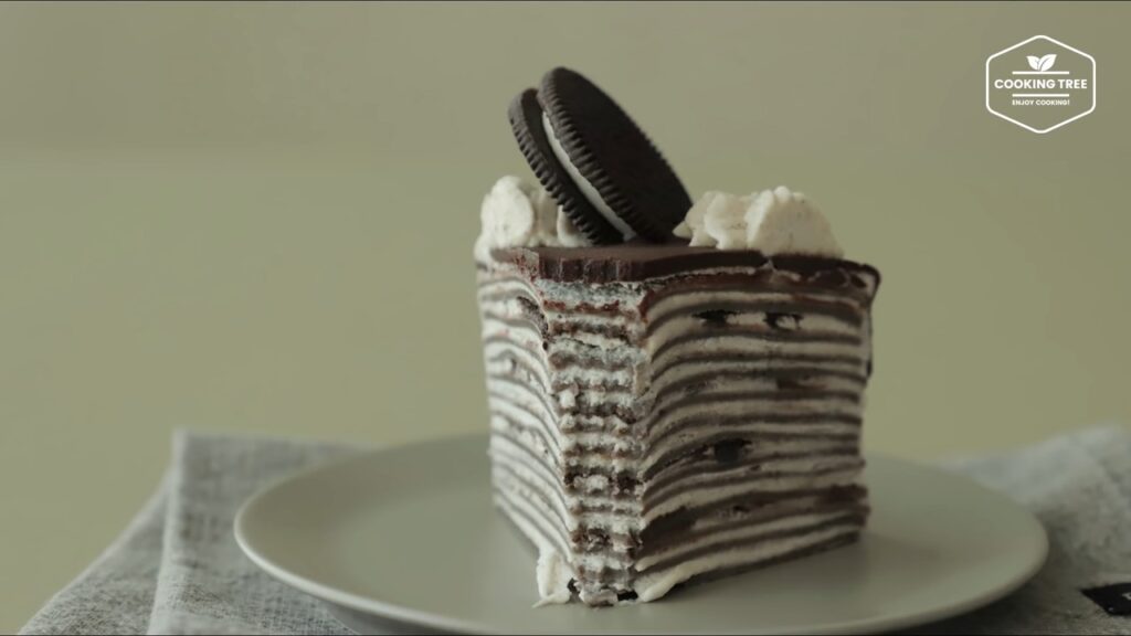 Oreo Crepe Cake Recipe Cooking tree