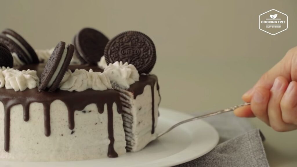 Oreo Crepe Cake Recipe Cooking tree