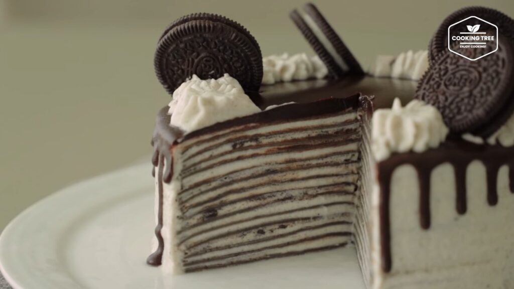 Oreo Crepe Cake Recipe Cooking tree