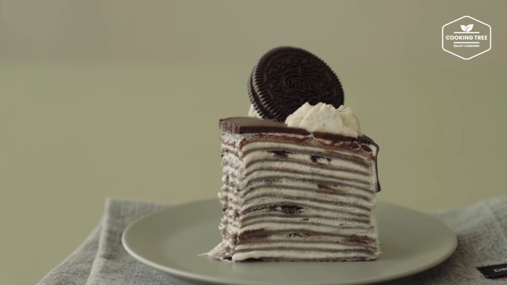 Oreo Crepe Cake Recipe Cooking tree