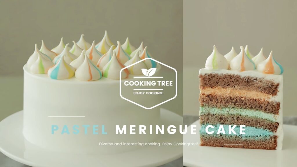 Pastel Meringue Cookies Cake Recipe Cooking tree