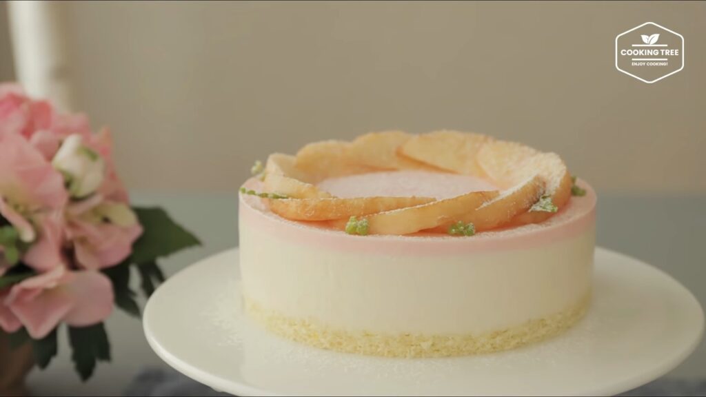 Peach cheesecake Recipe Cooking tree