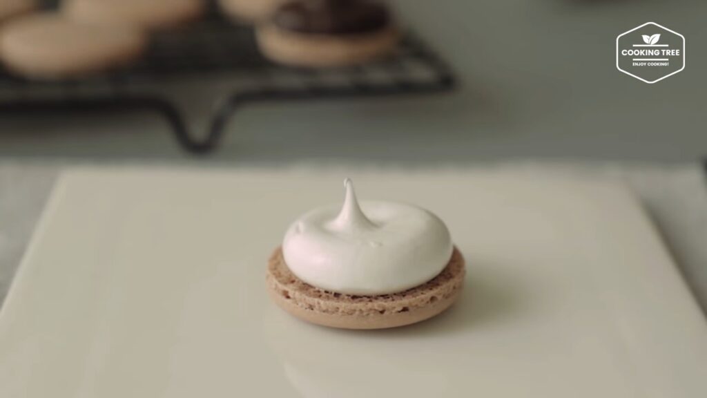 Smore Macaron Recipe Chocolate Macaron Cooking tree