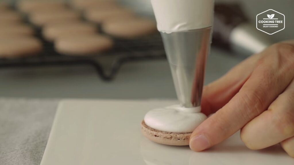 Smore Macaron Recipe Chocolate Macaron Cooking tree