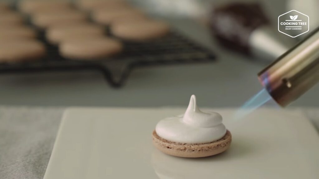 Smore Macaron Recipe Chocolate Macaron Cooking tree