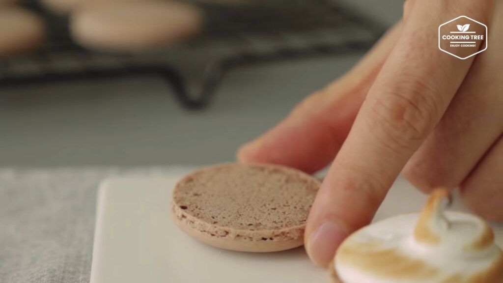 Smore Macaron Recipe Chocolate Macaron Cooking tree