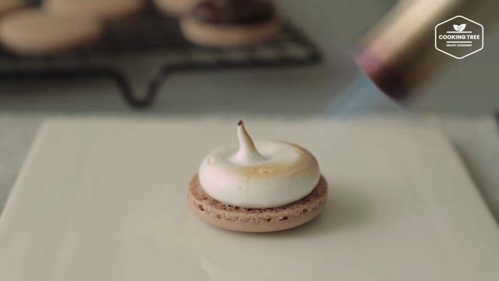 Smore Macaron Recipe Chocolate Macaron Cooking tree