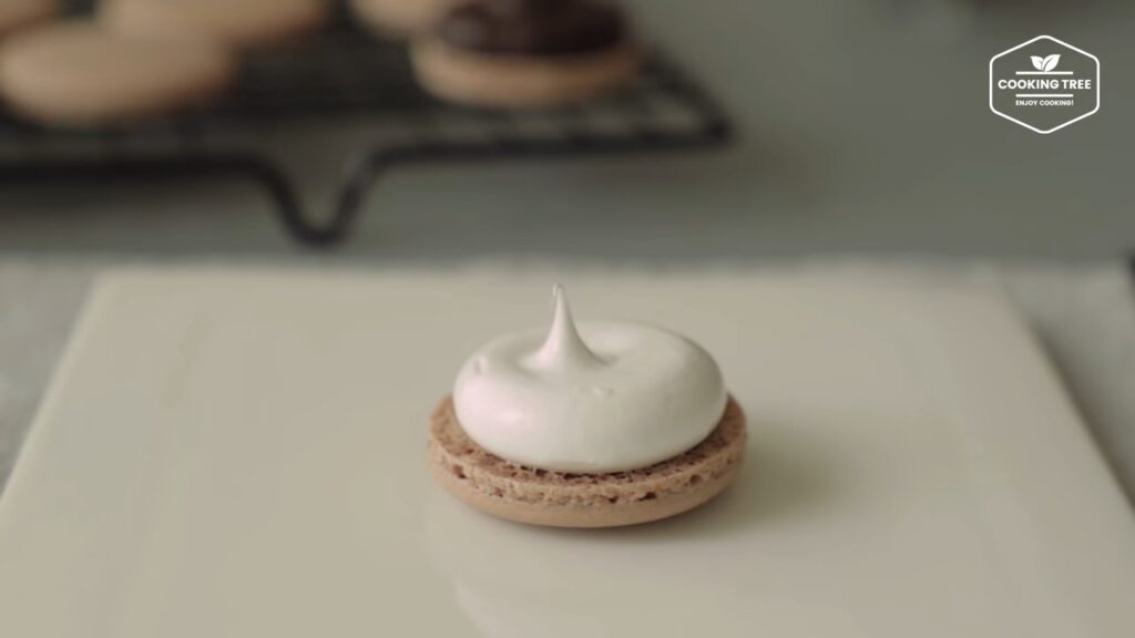 Smore Macaron Recipe Chocolate Macaron Cooking tree