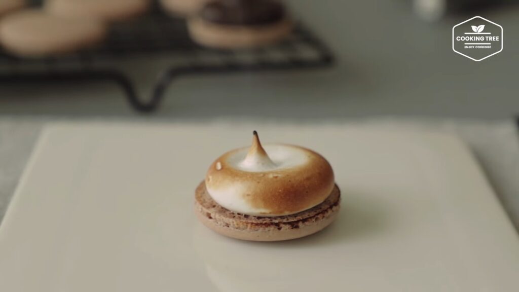 Smore Macaron Recipe Chocolate Macaron Cooking tree