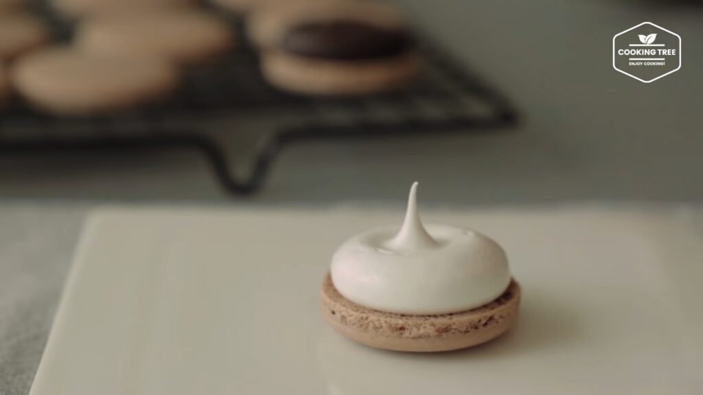 Smore Macaron Recipe Chocolate Macaron Cooking tree