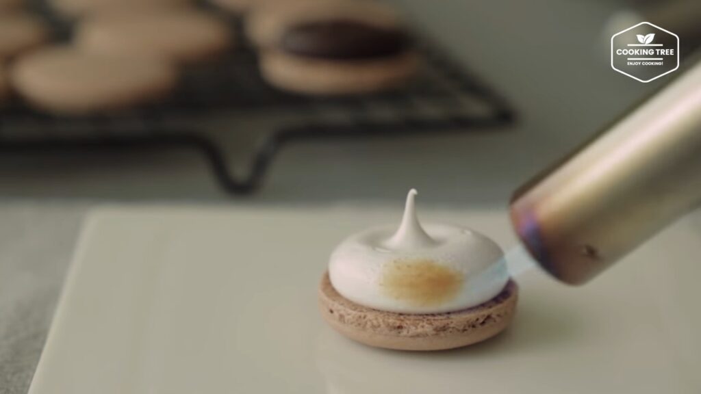 Smore Macaron Recipe Chocolate Macaron Cooking tree