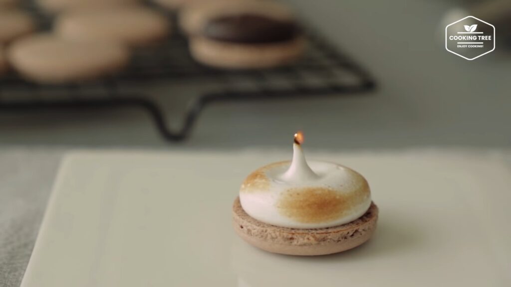 Smore Macaron Recipe Chocolate Macaron Cooking tree