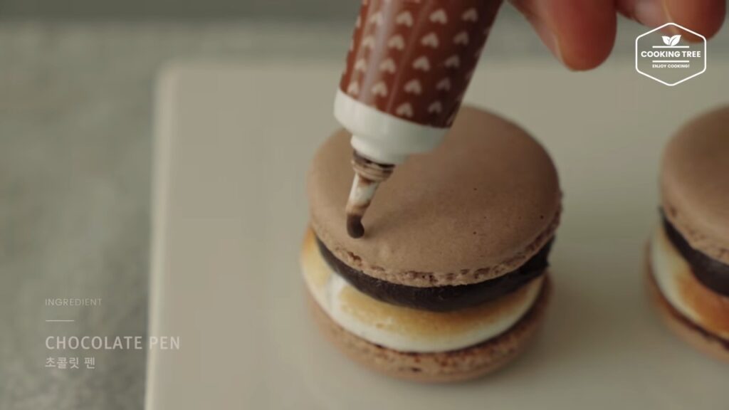 Smore Macaron Recipe Chocolate Macaron Cooking tree