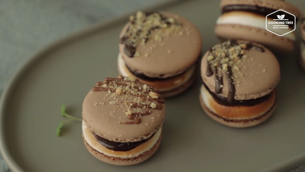 Smore Macaron Recipe Chocolate Macaron Cooking tree