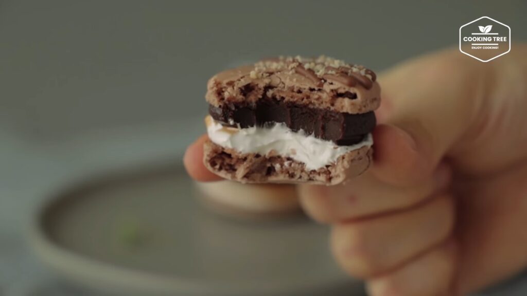 Smore Macaron Recipe Chocolate Macaron Cooking tree