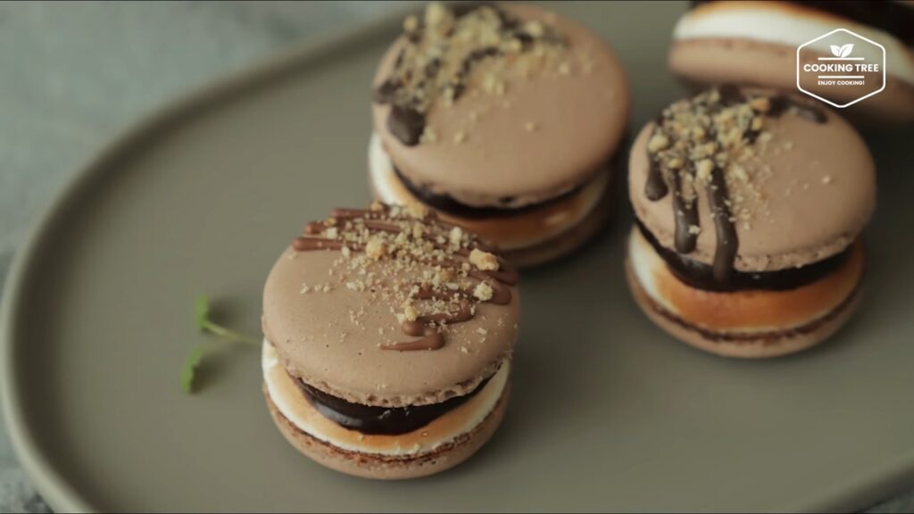 Smore Macaron Recipe Chocolate Macaron Cooking tree