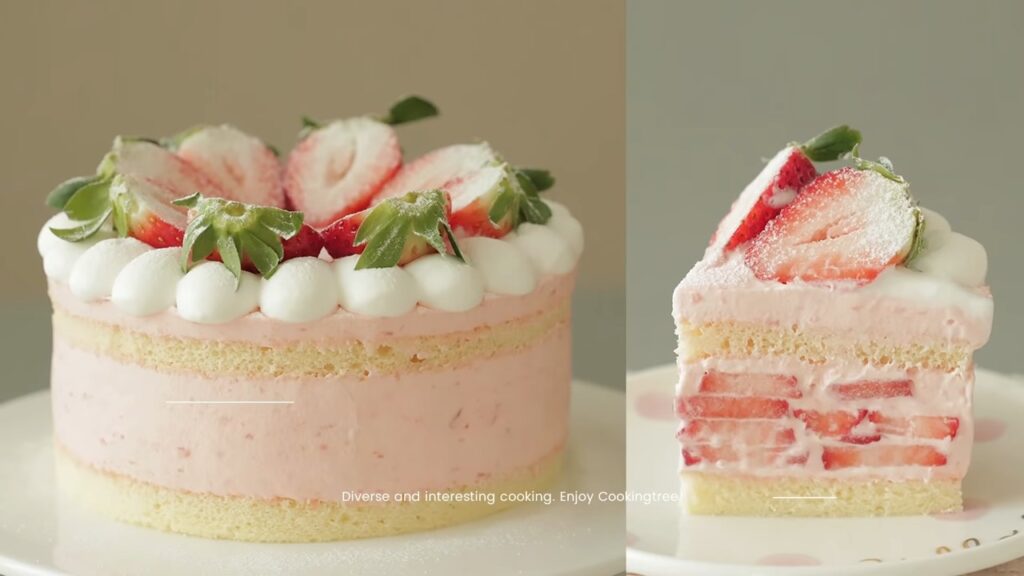 Rezept für Erdbeerkuchen 6 Strawberry Cake Recipe