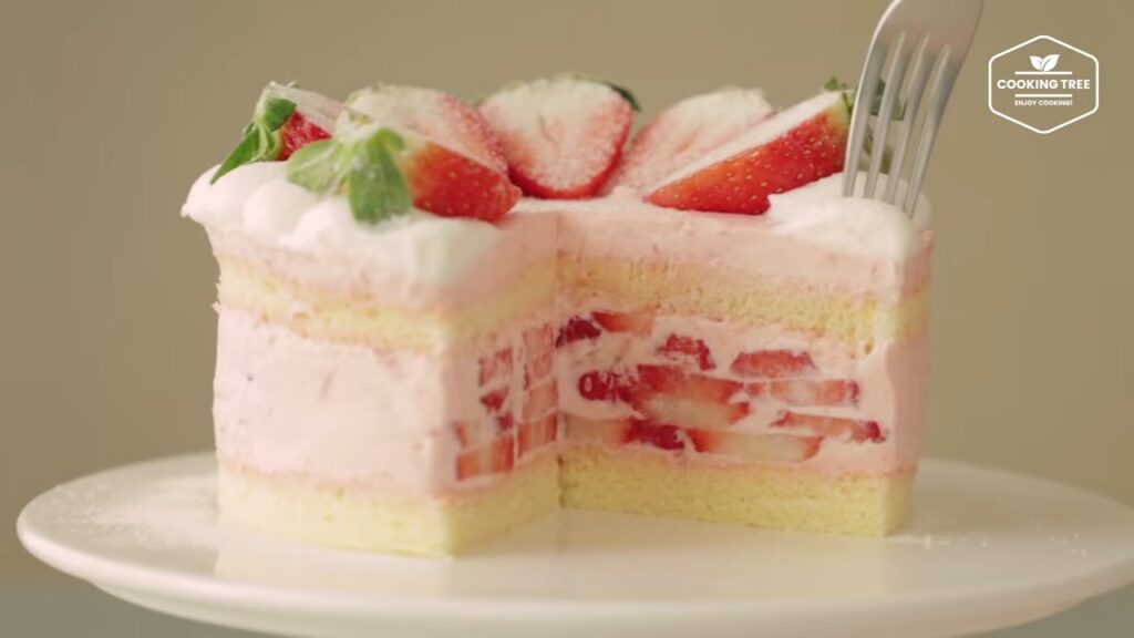 Rezept für Erdbeerkuchen 80 Strawberry Cake Recipe