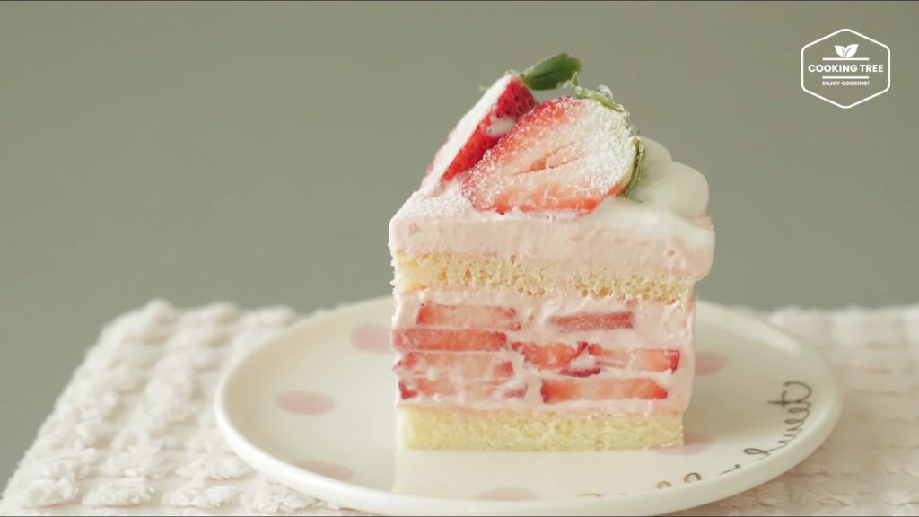 Rezept für Erdbeerkuchen 90 Strawberry Cake Recipe