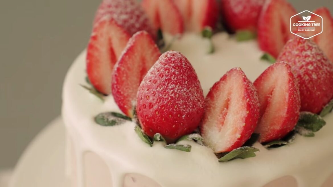 Strawberry Checkerboard Cake Recipe Strawberry Checkerboard Cake Recipe