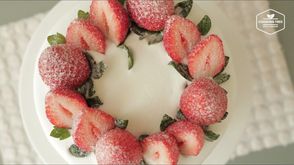 Strawberry Checkerboard Cake Recipe