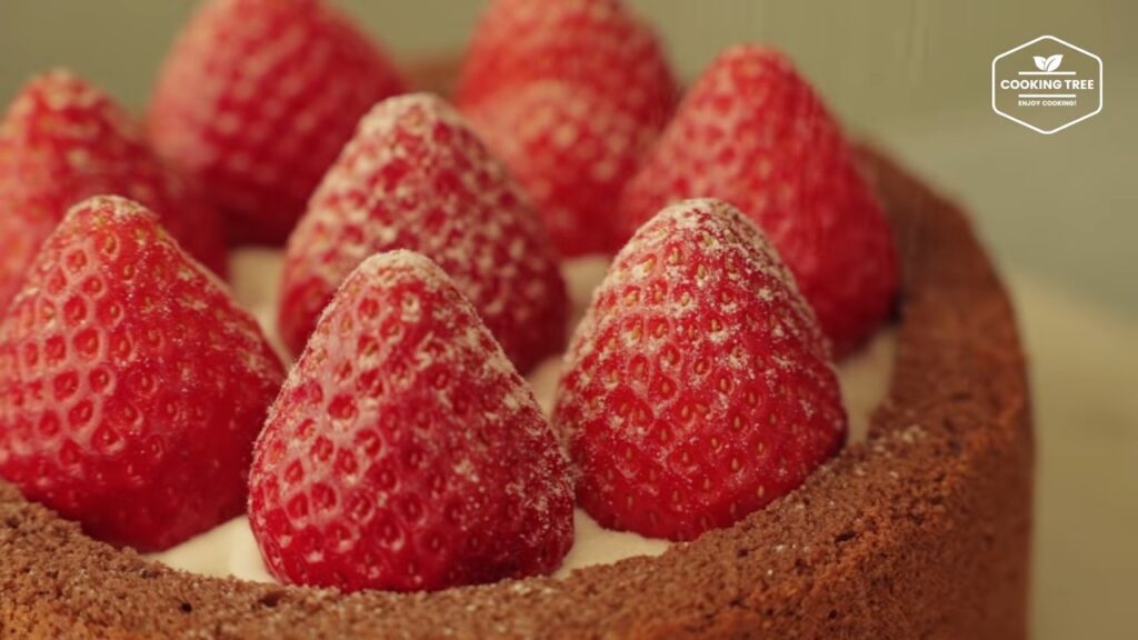 Rezept für Erdbeer-Schoko-Kuchen 11 Strawberry Choco Cake Recipe