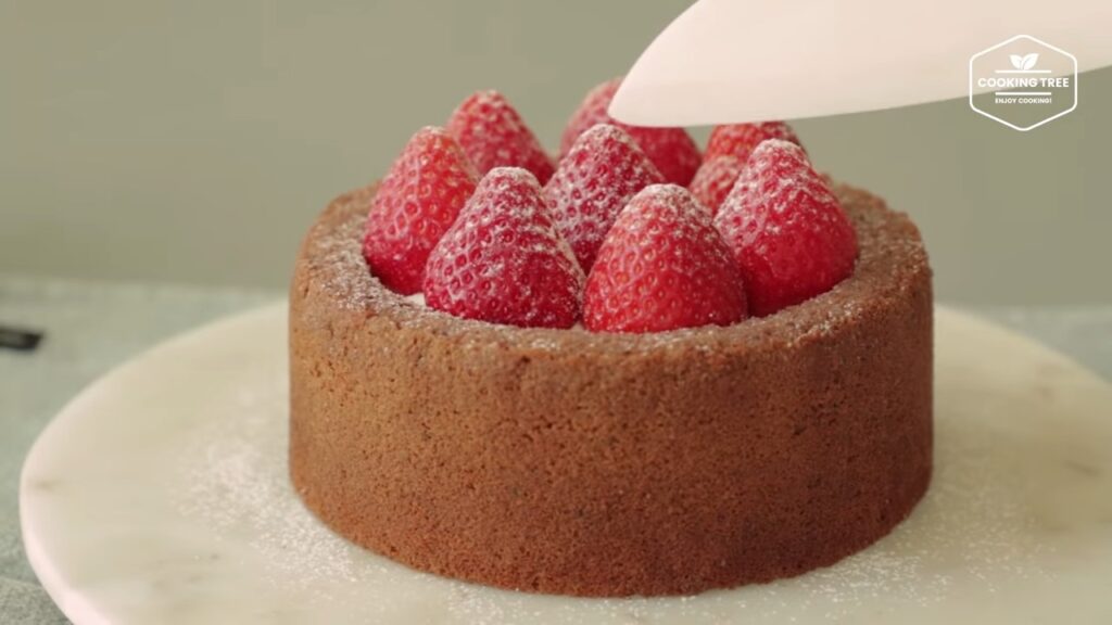 Rezept für Erdbeer-Schoko-Kuchen 67 Strawberry Choco Cake Recipe
