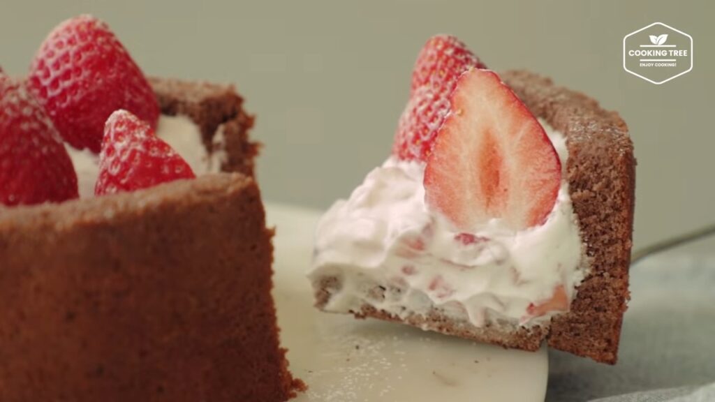 Rezept für Erdbeer-Schoko-Kuchen 70 Strawberry Choco Cake Recipe
