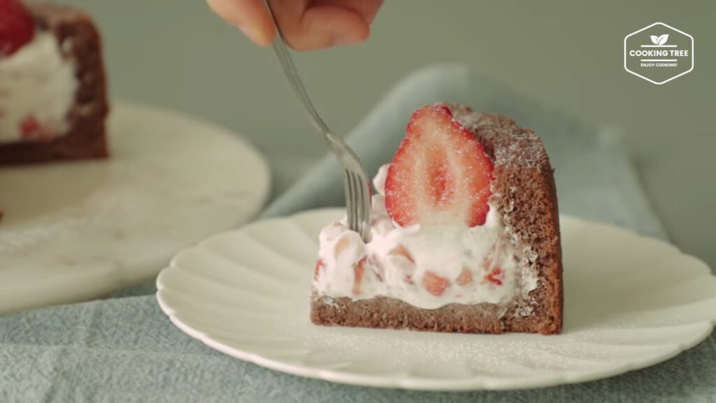 Rezept für Erdbeer-Schoko-Kuchen 74 Strawberry Choco Cake Recipe