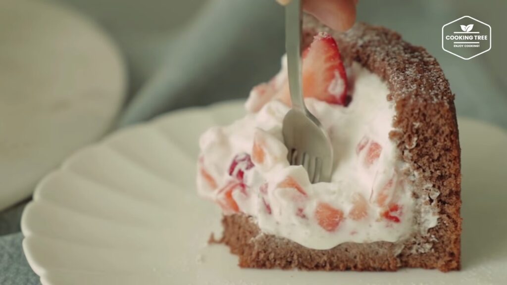 Rezept für Erdbeer-Schoko-Kuchen 77 Strawberry Choco Cake Recipe