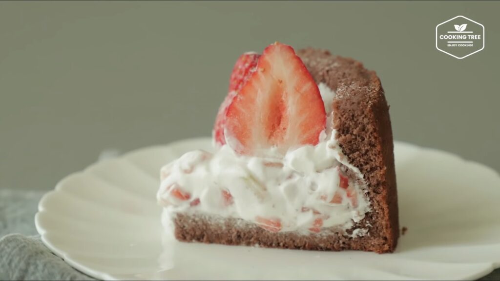 Rezept für Erdbeer-Schoko-Kuchen 87 Strawberry Choco Cake Recipe