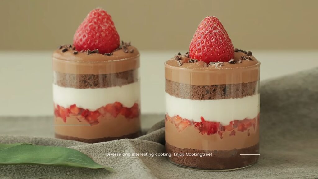 Strawberry Chocolate Bottle cake Recipe