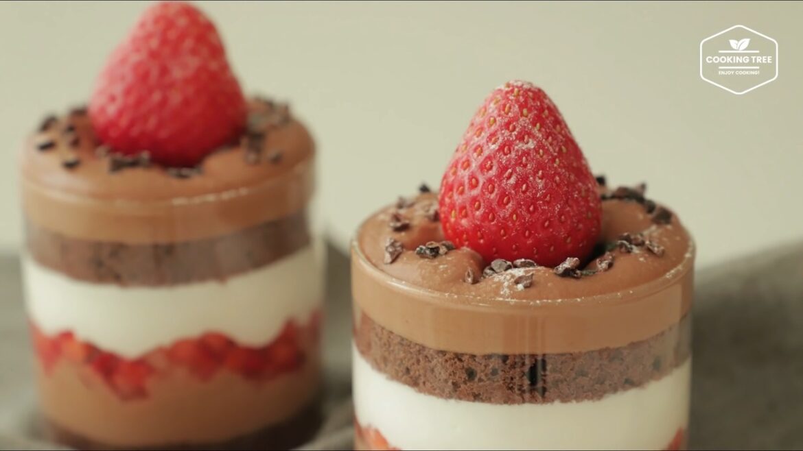 Strawberry Chocolate Bottle cake Recipe